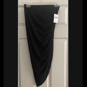 Asymmetrical black skirt sz small